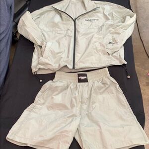 Mint Athletic Set with Lightweight Fabric